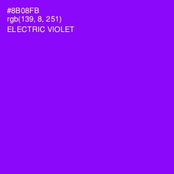 #8B08FB - Electric Violet Color Image