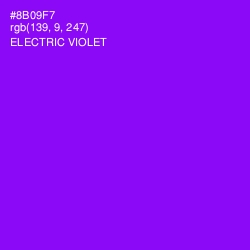 #8B09F7 - Electric Violet Color Image