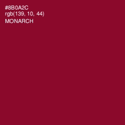 #8B0A2C - Monarch Color Image
