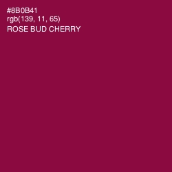 #8B0B41 - Rose Bud Cherry Color Image