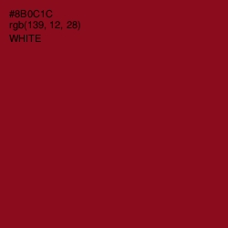 #8B0C1C - Pohutukawa Color Image