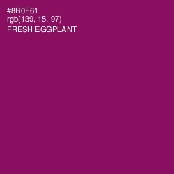 #8B0F61 - Fresh Eggplant Color Image