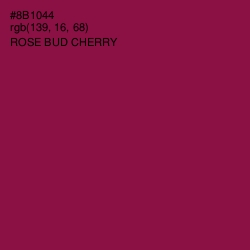 #8B1044 - Rose Bud Cherry Color Image