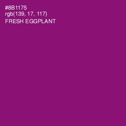 #8B1175 - Fresh Eggplant Color Image