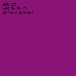 #8B1277 - Fresh Eggplant Color Image