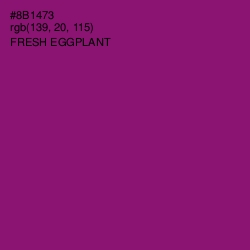 #8B1473 - Fresh Eggplant Color Image