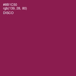 #8B1C50 - Disco Color Image