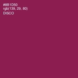 #8B1D50 - Disco Color Image