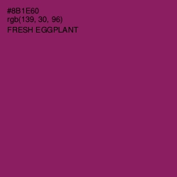 #8B1E60 - Fresh Eggplant Color Image