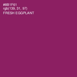 #8B1F61 - Fresh Eggplant Color Image