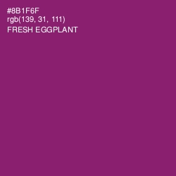 #8B1F6F - Fresh Eggplant Color Image