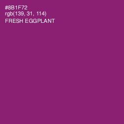 #8B1F72 - Fresh Eggplant Color Image