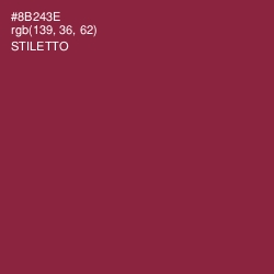 #8B243E - Stiletto Color Image