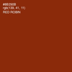#8B290B - Red Robin Color Image