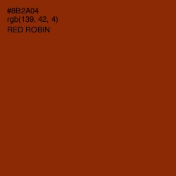 #8B2A04 - Red Robin Color Image