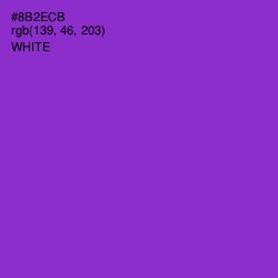 #8B2ECB - Electric Violet Color Image