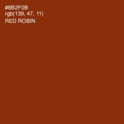 #8B2F0B - Red Robin Color Image