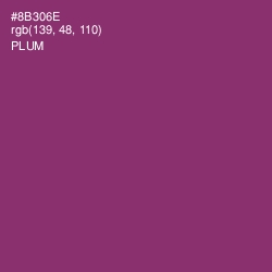 #8B306E - Plum Color Image