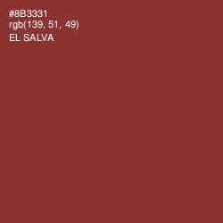 #8B3331 - El Salva Color Image