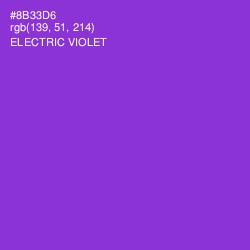 #8B33D6 - Electric Violet Color Image