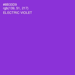 #8B33D9 - Electric Violet Color Image