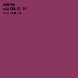 #8B3561 - Vin Rouge Color Image