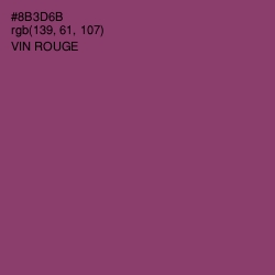 #8B3D6B - Vin Rouge Color Image