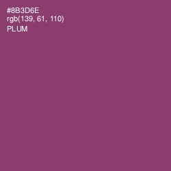 #8B3D6E - Plum Color Image