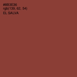 #8B3E36 - El Salva Color Image