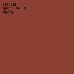 #8B4033 - Ironstone Color Image