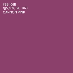 #8B406B - Cannon Pink Color Image