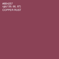 #8B4257 - Copper Rust Color Image