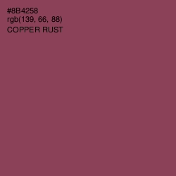 #8B4258 - Copper Rust Color Image