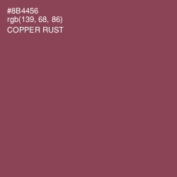 #8B4456 - Copper Rust Color Image