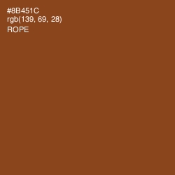 #8B451C - Rope Color Image