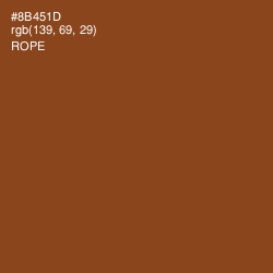 #8B451D - Rope Color Image