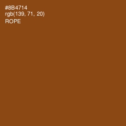 #8B4714 - Rope Color Image