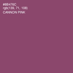 #8B476C - Cannon Pink Color Image