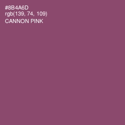 #8B4A6D - Cannon Pink Color Image
