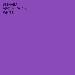 #8B4ABA - Wisteria Color Image