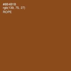 #8B4B1B - Rope Color Image