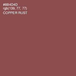 #8B4D4D - Copper Rust Color Image