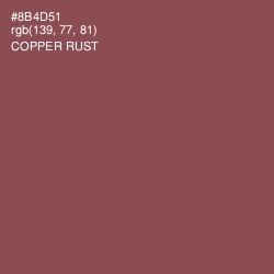 #8B4D51 - Copper Rust Color Image