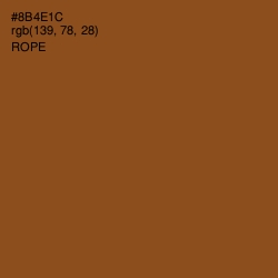 #8B4E1C - Rope Color Image