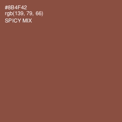 #8B4F42 - Spicy Mix Color Image