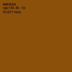 #8B500A - Rusty Nail Color Image