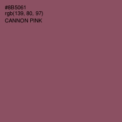 #8B5061 - Cannon Pink Color Image