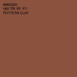 #8B533D - Potters Clay Color Image