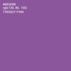 #8B569B - Trendy Pink Color Image