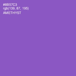 #8B57C3 - Amethyst Color Image